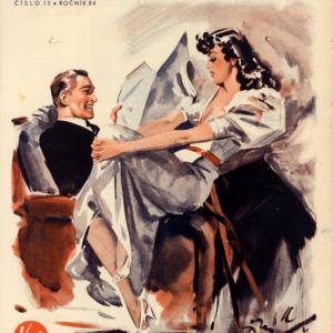 Humoristické listy - 15. číslo (84. ročník) - vytištěná obálka (1941)