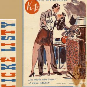 Humoristické listy - 28. číslo (84. ročník) - vytištěná obálka (1941)