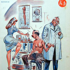 Humoristické listy - 18. číslo (84. ročník) - vytištěná obálka (1941)