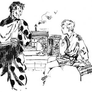 První Bimbou ilustrovaná kniha - Cirkusák Vincek od Jana Drdy (pseudonym Á.Vlach) - vnitøní ilustrace 2 (1937)