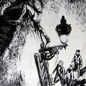 Jaroslav Foglar - Stínadla se bouří - ilustrace (1970)
