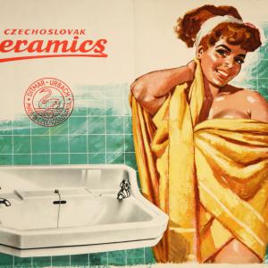 Reklama pro export - Czechoslovak Ceramics  (50. léta)