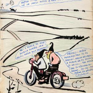 Kreslená pohádka pro dceru B.Konečného (kolem roku 1960)
